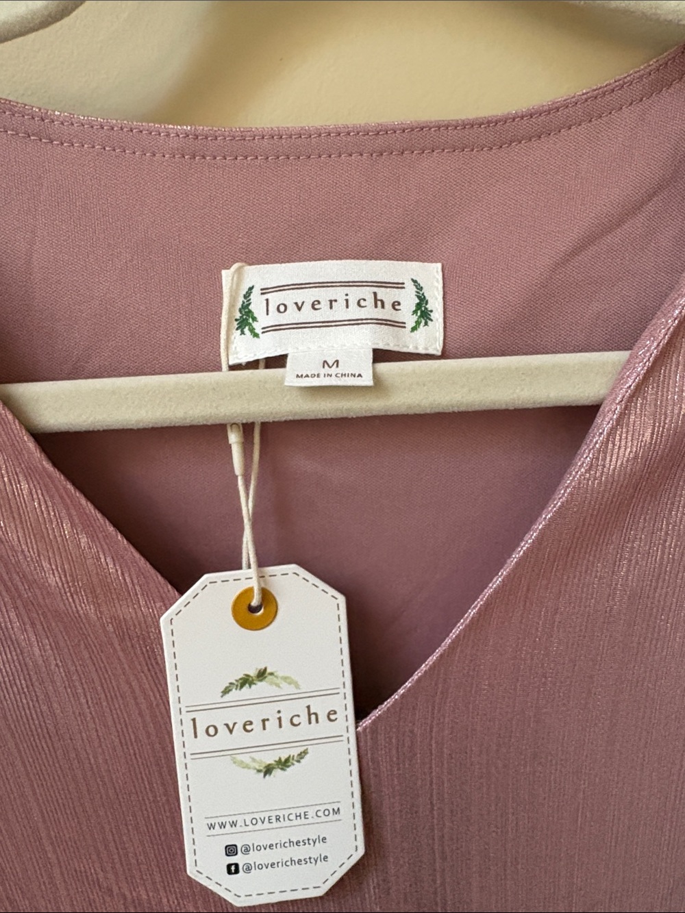 Love Riche Shimmery Light Pink, Bright Pink & Deep Magenta Tiered Dress - Picture 2 of 3